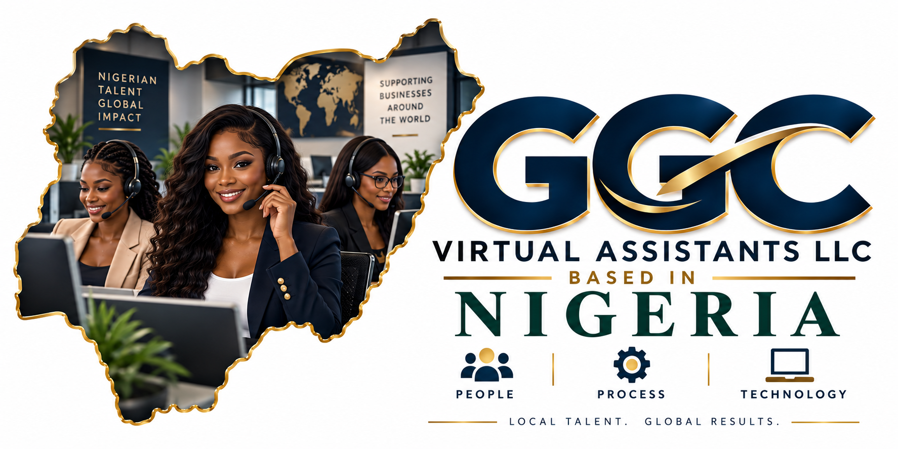 GGC Virtual Assistants — Based in Nigeria. People, process, technology.